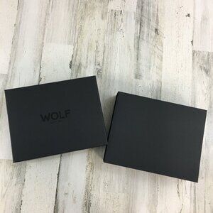 PACKAGING ONLY Box from WOLF Mustard Maria Medium Travel Jewelry Case
